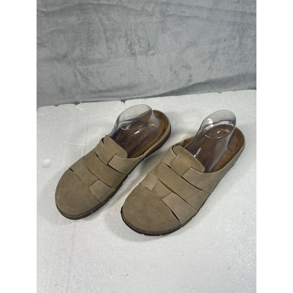 Earth Origins Shoes Women's US 10 Ellery Wheat Suede woven clogs. - Picture 13 of 16